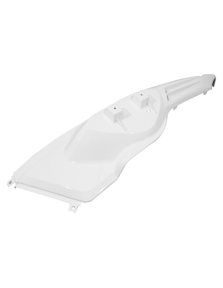 Carénage coque arrière scooter MBK 50 Stunt/Yamaha 50 Slider Blanc brillant Gauche
