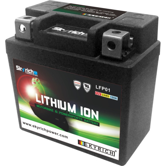 Batterie moto lithium 12v Skyrich Ion LFP01