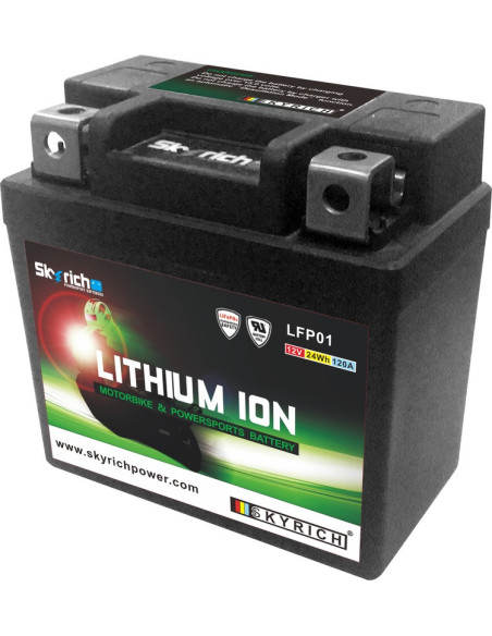 Batterie moto lithium 12v Skyrich Ion LFP01