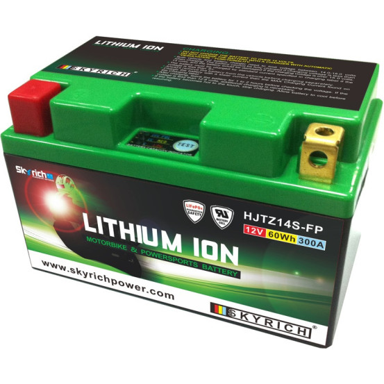 Batterie moto lithium 12v Skyrich Ion LTZ14S
