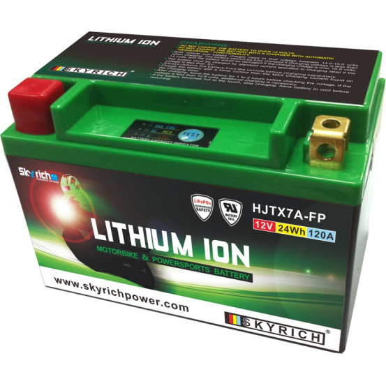 Batterie moto lithium 12v Skyrich Ion LTX7A-BS