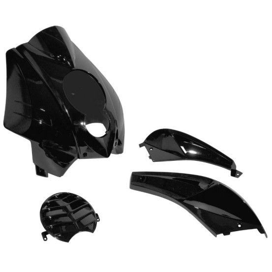 Kit carénages scooter Peugeot 50 Ludix Noir brillant