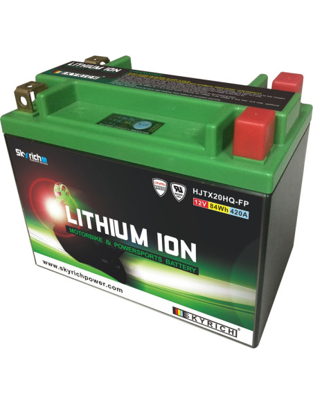 Batterie moto lithium 12v Skyrich Ion LTX20L-BS