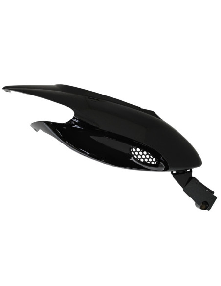 Carénage coque arrière scooter Gilera 50 Stalker Noir brillant Droit