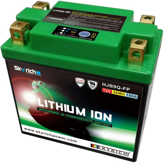 Batterie moto lithium 12v Skyrich Ion LIB9
