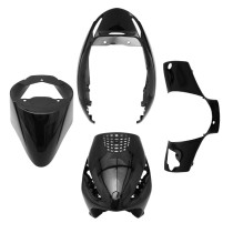 Kit carénages scooter Piaggio 50 Zip après 2000 Noir brillant