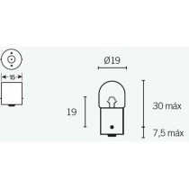 Ampoule LAMP BA15S G18 12V5