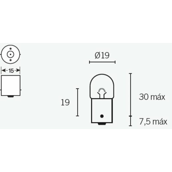 Ampoule LAMP BA15S G18 12V5
