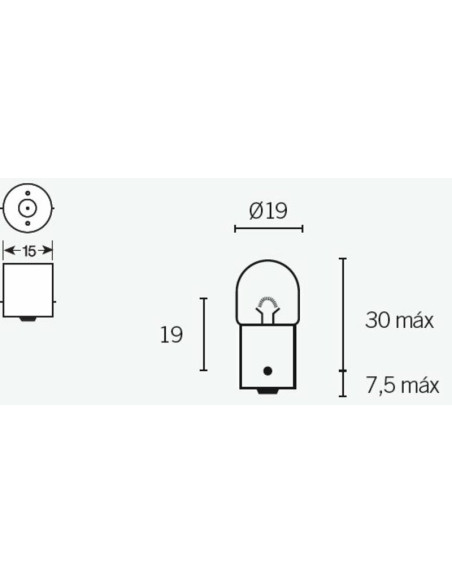 Ampoule LAMP BA15S G18 12V5