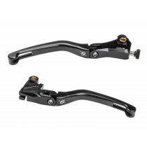 Kit levier de frein + levier embrayage en aluminium taillé masse BONAMICI RACING - KAWASAKI