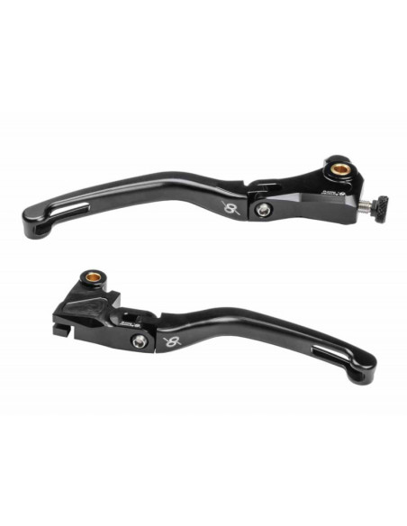 Kit levier de frein + levier embrayage en aluminium taillé masse BONAMICI RACING - KAWASAKI