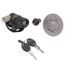 Contacteur à clé Aprilia 50 RS 1999-2005 (avec serrure de selle et bouchon d'essence)