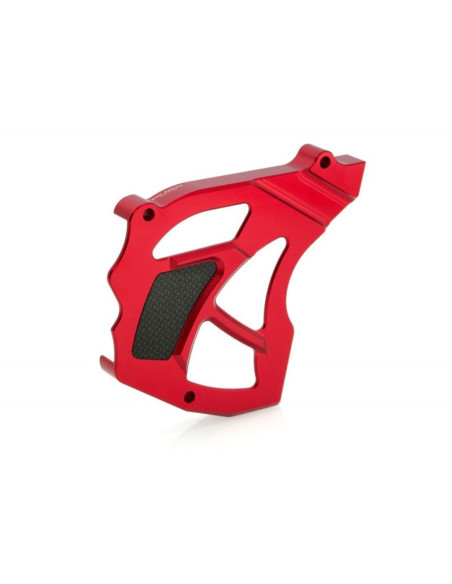Cache pignon rouge aluminium CNC RACING - MV AGUSTA B3 - F3 - DRAGSTER - RIVALE