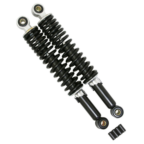Amortisseur adaptable cyclomoteur réglable Noir (entraxe 310 mm)