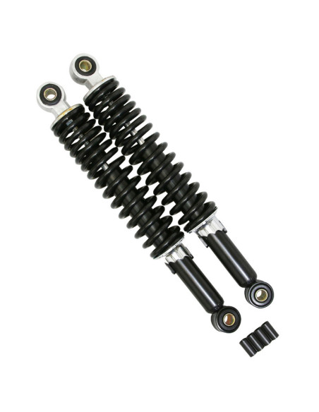 Amortisseur adaptable cyclomoteur réglable Noir (entraxe 310 mm)