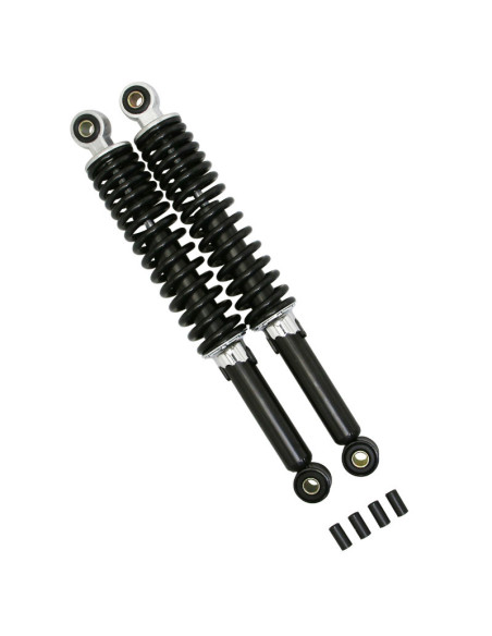 Amortisseur adaptable cyclomoteur réglable Noir (entraxe 340 mm)