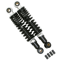 Amortisseur adaptable cyclomoteur réglable Noir (entraxe 240 mm)