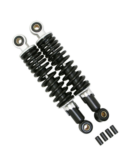 Amortisseur adaptable cyclomoteur réglable Noir (entraxe 240 mm)