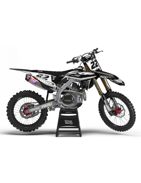 Kit Déco Rider Unik Honda DNA BLACK HONDA 250 CRF 2006-2009