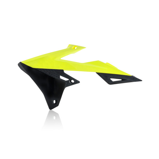 Ouies de radiateurs - Jaune Fluo - ACERBIS Suzuki 250 RMZ 2019 450 RMZ 2018-2019