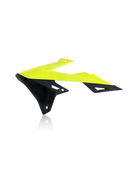 Ouies de radiateurs - Jaune Fluo - ACERBIS Suzuki 250 RMZ 2019 450 RMZ 2018-2019