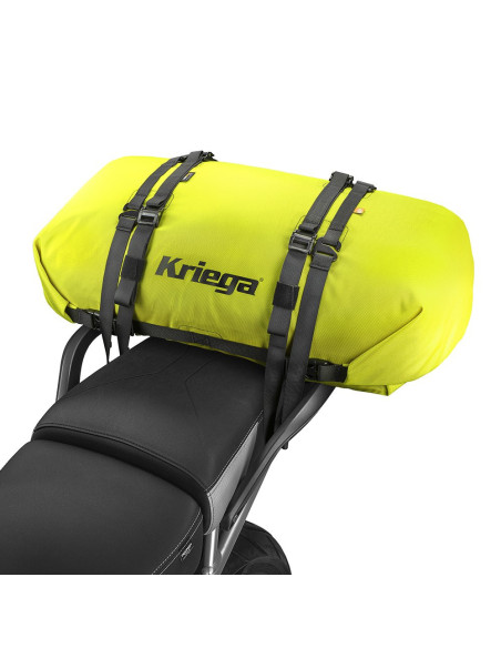 Sac de selle Kriega Rollpack 40 Litres - Jaune fluo