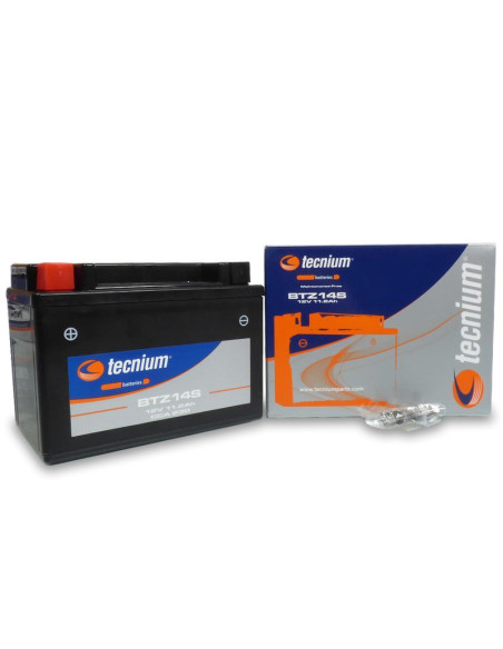 Batterie moto 12v TECNIUM YTZ14S sans entretien activée usine