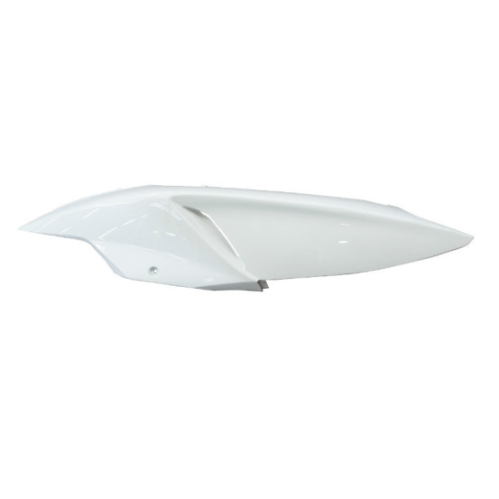 Carénage coque arrière Gauche origine Piaggio 50 / 125 Typhoon / Aprilia 50 SR Motard 2018-2022 Blanc 544