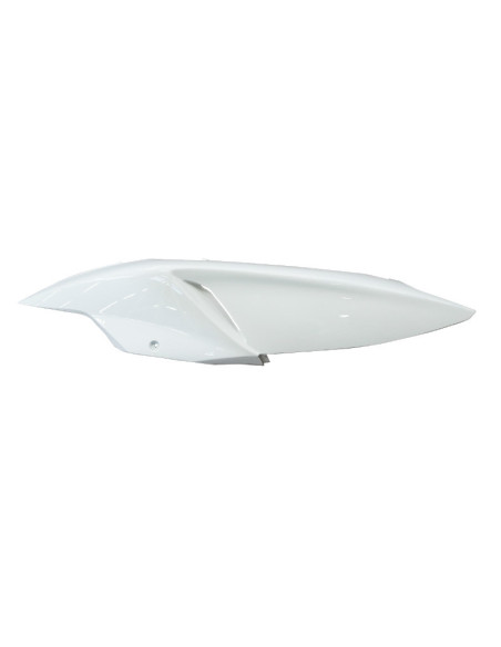 Carénage coque arrière Gauche origine Piaggio 50 / 125 Typhoon / Aprilia 50 SR Motard 2018-2022 Blanc 544