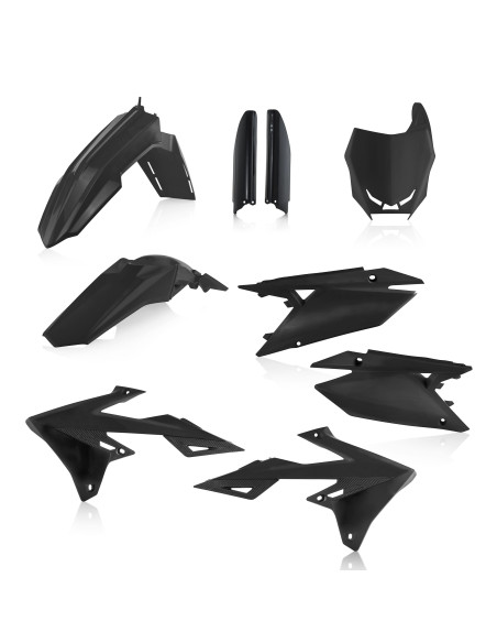 Kit plastiques complet - Noir - ACERBIS Suzuki 450 RMZ 2018