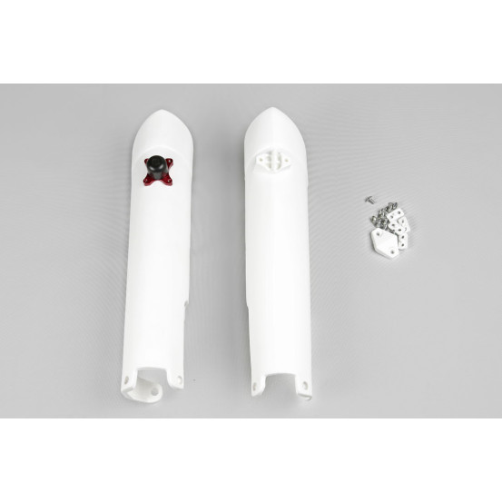 Protections de fourche + Kit départ - Blanc - UFO KTM SX SX-F 2007-2014