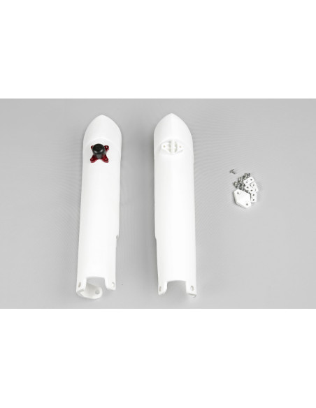 Protections de fourche + Kit départ - Blanc - UFO KTM SX SX-F 2007-2014