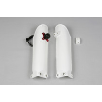 Protections de fourche + Kit départ - Blanc - UFO KTM 65 SX 2002-2012