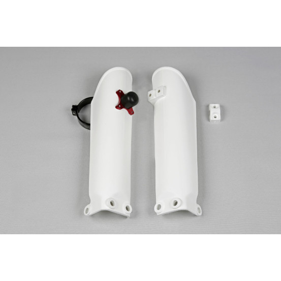 Protections de fourche + Kit départ - Blanc - UFO KTM 65 SX 2002-2012