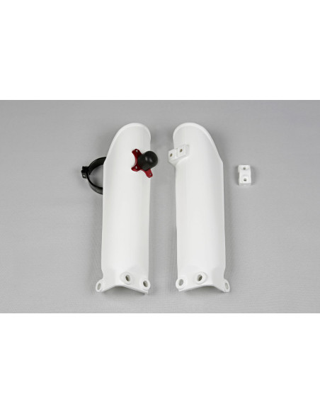 Protections de fourche + Kit départ - Blanc - UFO KTM 65 SX 2002-2012