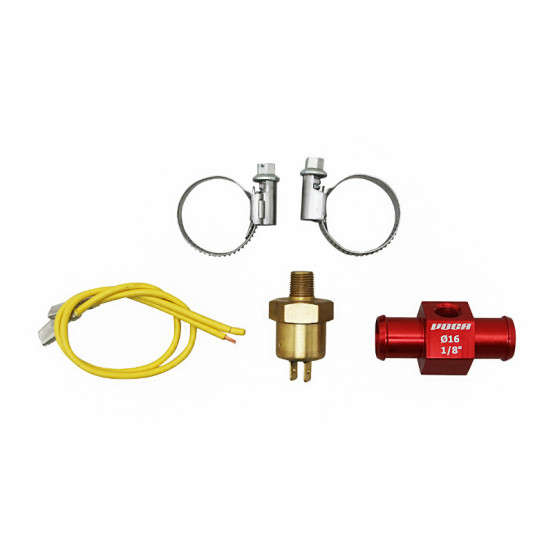 Adaptateur sonde de refroidissement Voca avec thermocontact 16mm 1/8 Rouge