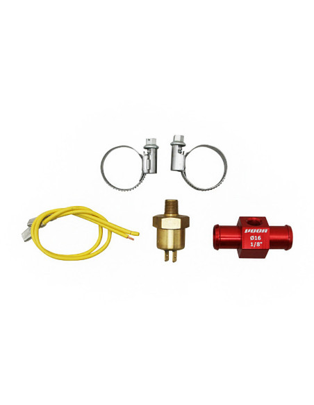 Adaptateur sonde de refroidissement Voca avec thermocontact 16mm 1/8 Rouge