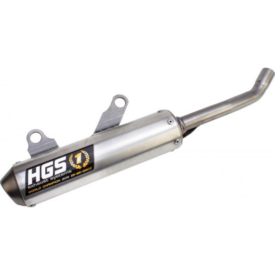 Silencieux alu HGS HONDA 125 CR 1991 - 1997
