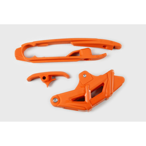 Kit guide chaîne + patin - Orange - UFO KTM SX SX-F 2016-2022