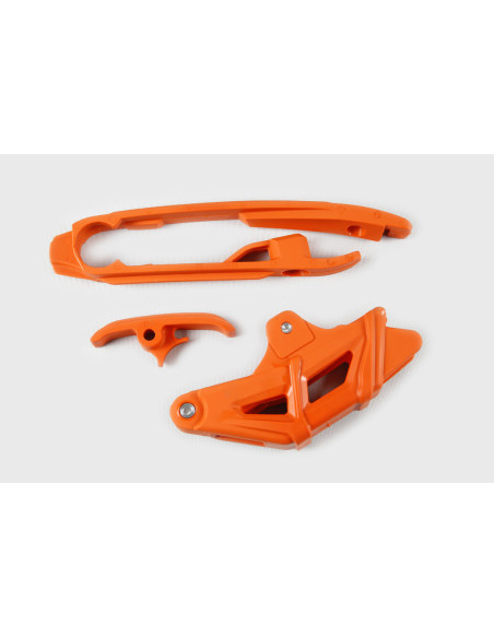 Kit guide chaîne + patin - Orange - UFO KTM SX SX-F 2016-2022