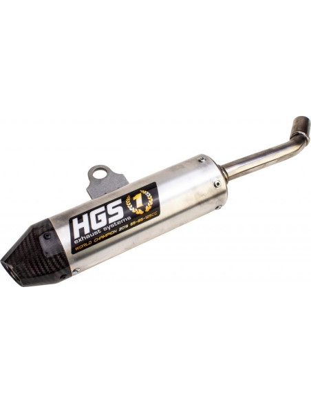 Silencieux alu HGS embout carbone HONDA 85 CR 2005 - 2007