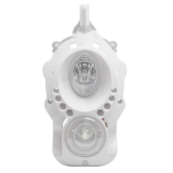 Optique de phare Peugeot 50 Ludix Blanc (leds blanc)