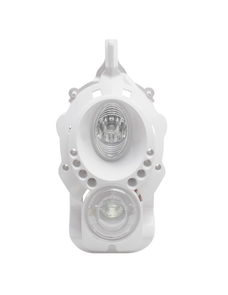 Optique de phare Peugeot 50 Ludix Blanc (leds blanc)