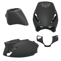 Kit carénages scooter Piaggio 50 Zip après 2000 Noir mat