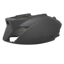Carénage coque arrière scooter Piaggio 50 Zip après 2000 Noir mat (monocoque)