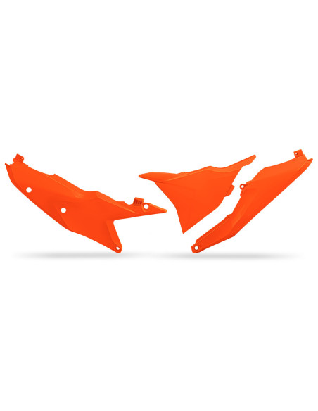 Plaques latérales - Néon Orange - UFO KTM SX SX-F 2023-2026