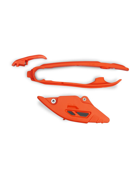 Kit guide chaîne + patin - Orange - UFO KTM SX SX-F 2023-2026