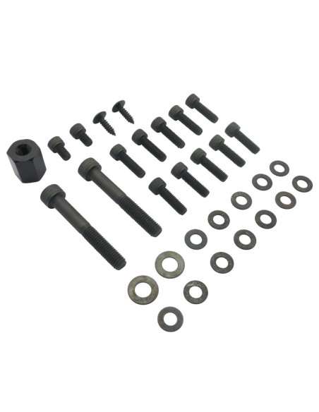 Vis de kit carénages/capotage Replay Acier pour MBK 50 Booster/Yamaha 50 BWS Noir