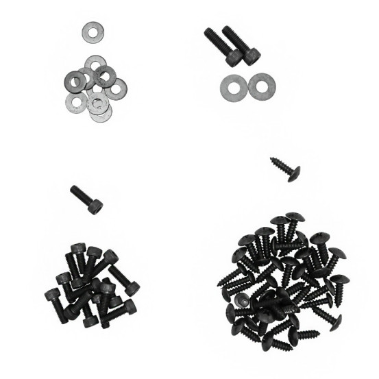 Vis de kit carénages/capotage Replay Acier pour MBK 50 Nitro/Yamaha 50 Aerox 1997-2012 Noir