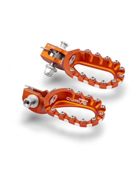 Repose pied S3 PARTS Punk Orange KTM TBI EXC F SX SX F 2023 - 2026